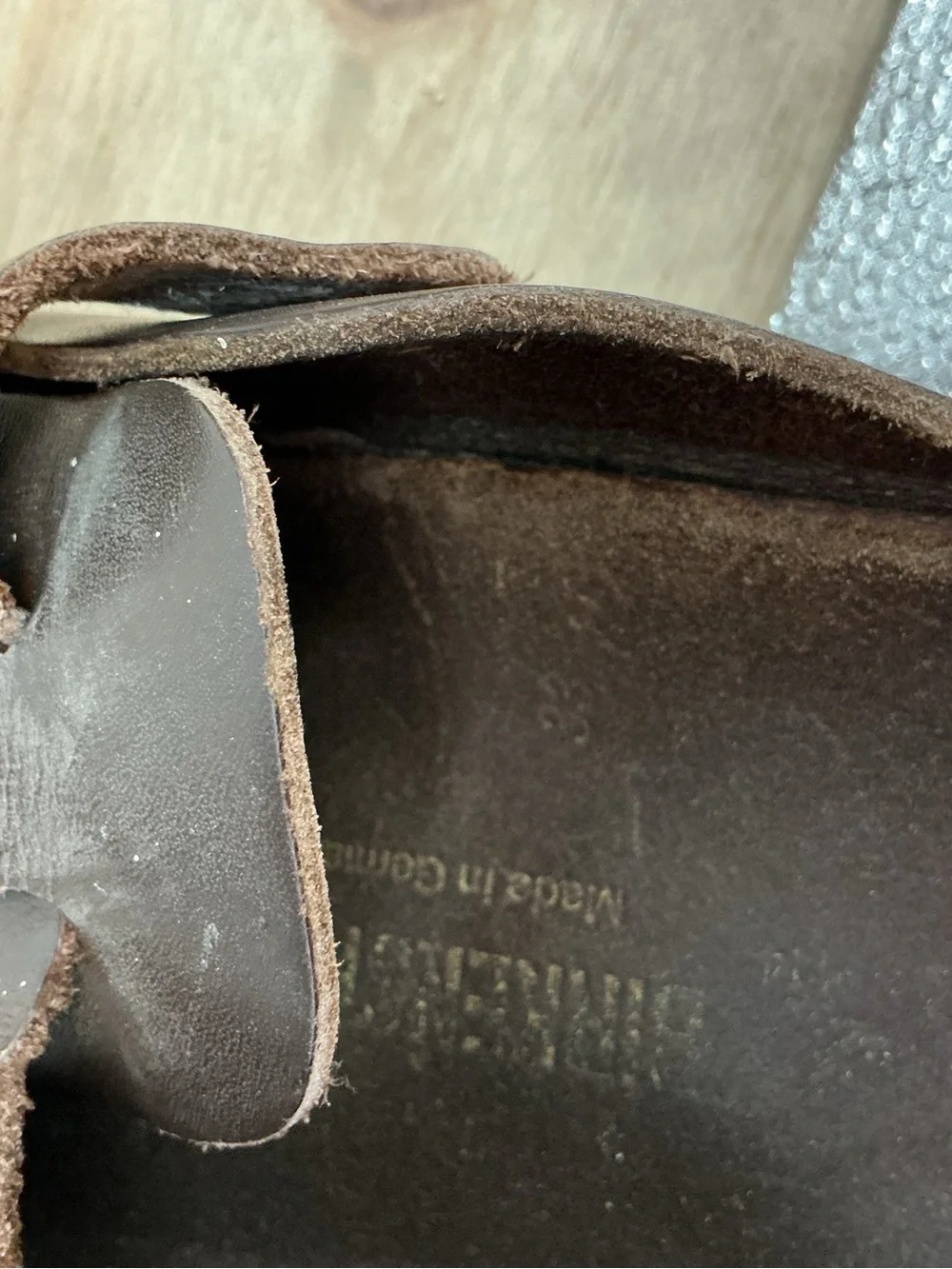 Birkenstock AS IS Men's Casual Slip-On Buckle Clog - Black Size 43